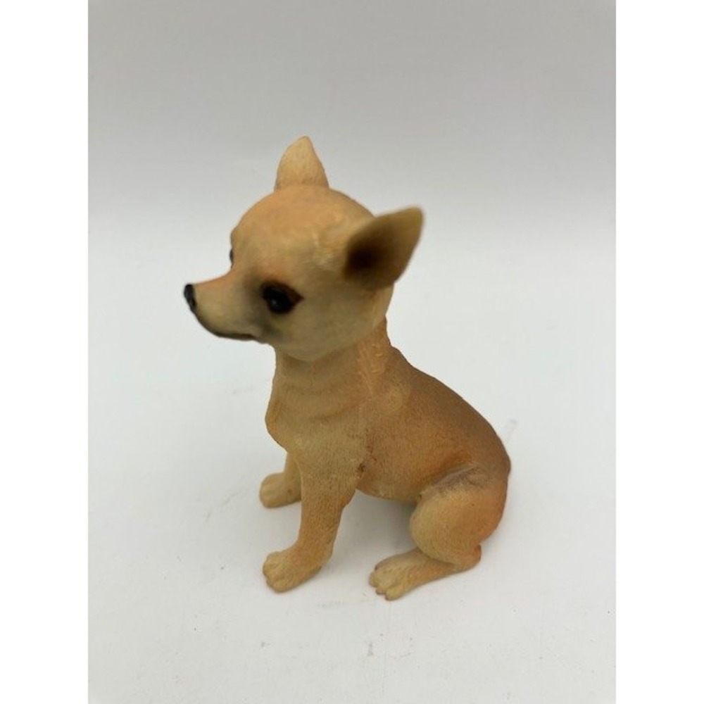 Miniature Chihuahua‎ Dog Figurine Statue Puppy Collectible Decor Decoration
